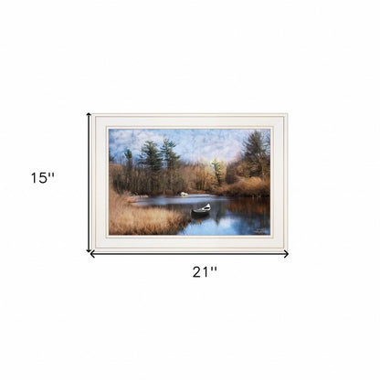 Riverside 1 White Framed Print Wall Art HomeRoots