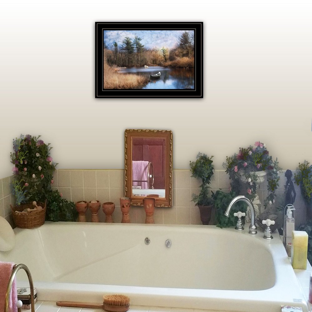 Riverside 2 Black Framed Print Wall Art HomeRoots