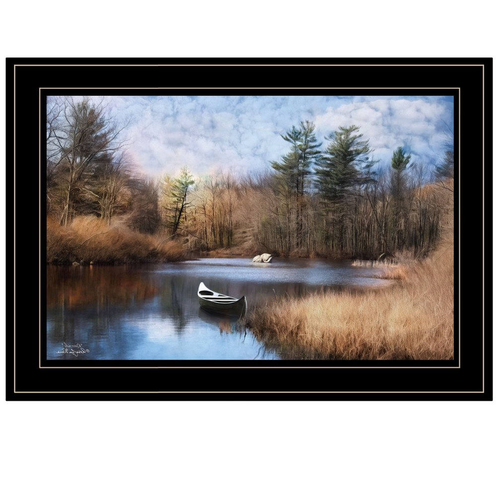 Riverside 2 Black Framed Print Wall Art HomeRoots
