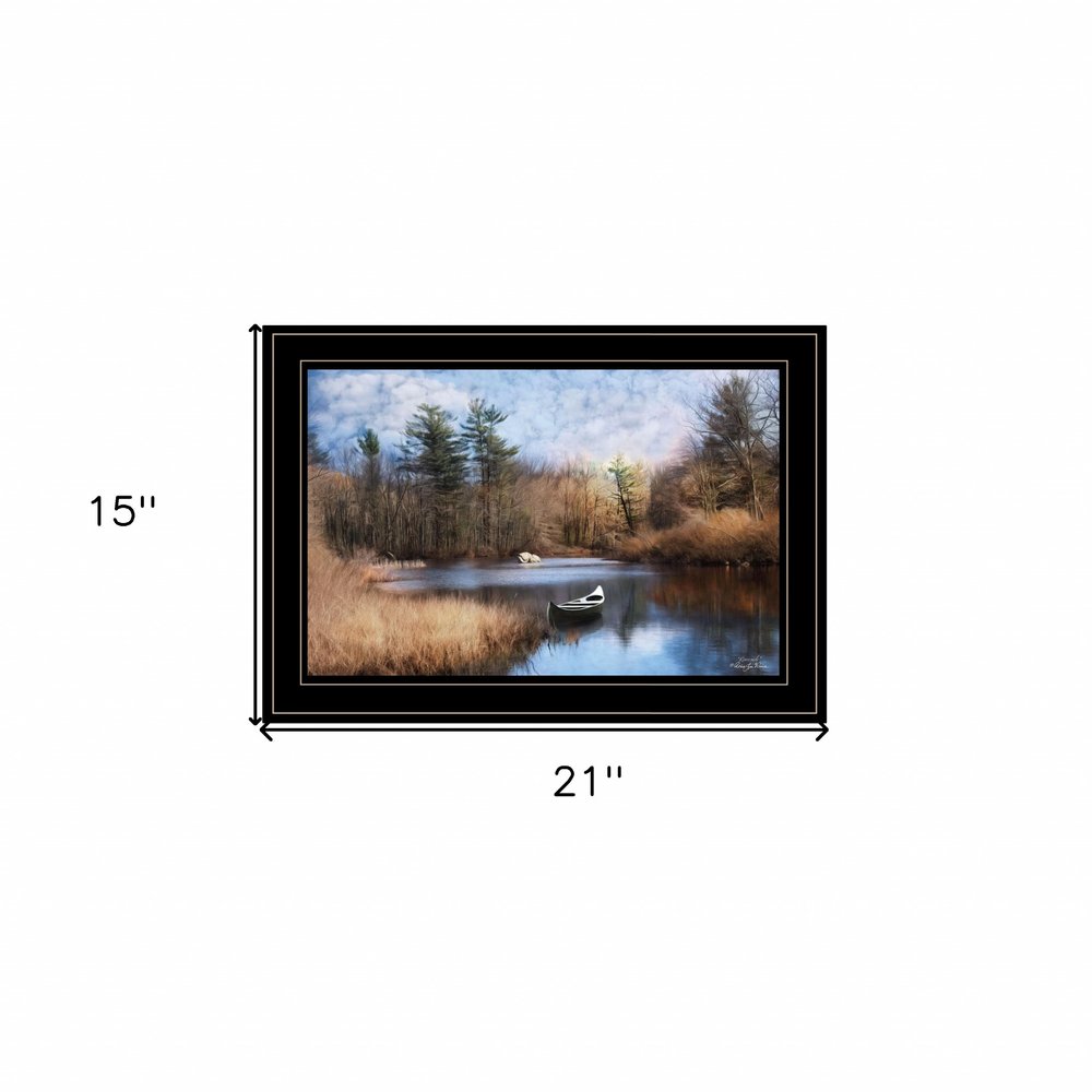 Riverside 2 Black Framed Print Wall Art HomeRoots