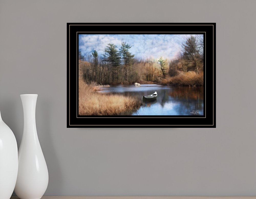 Riverside 2 Black Framed Print Wall Art HomeRoots