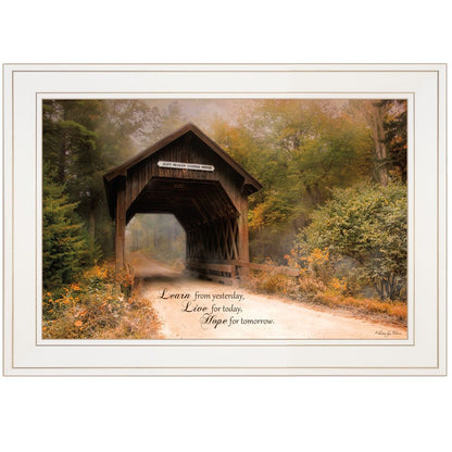 Live for Today 1 White Framed Print Wall Art HomeRoots