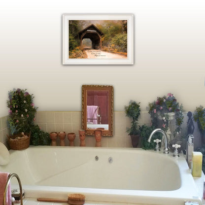 Live for Today 1 White Framed Print Wall Art HomeRoots