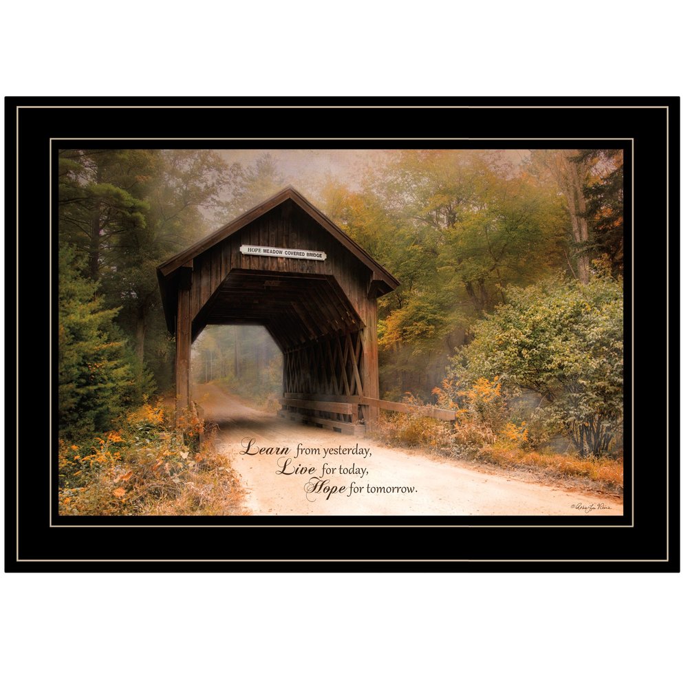 Live for Today 2 Black Framed Print Wall Art HomeRoots