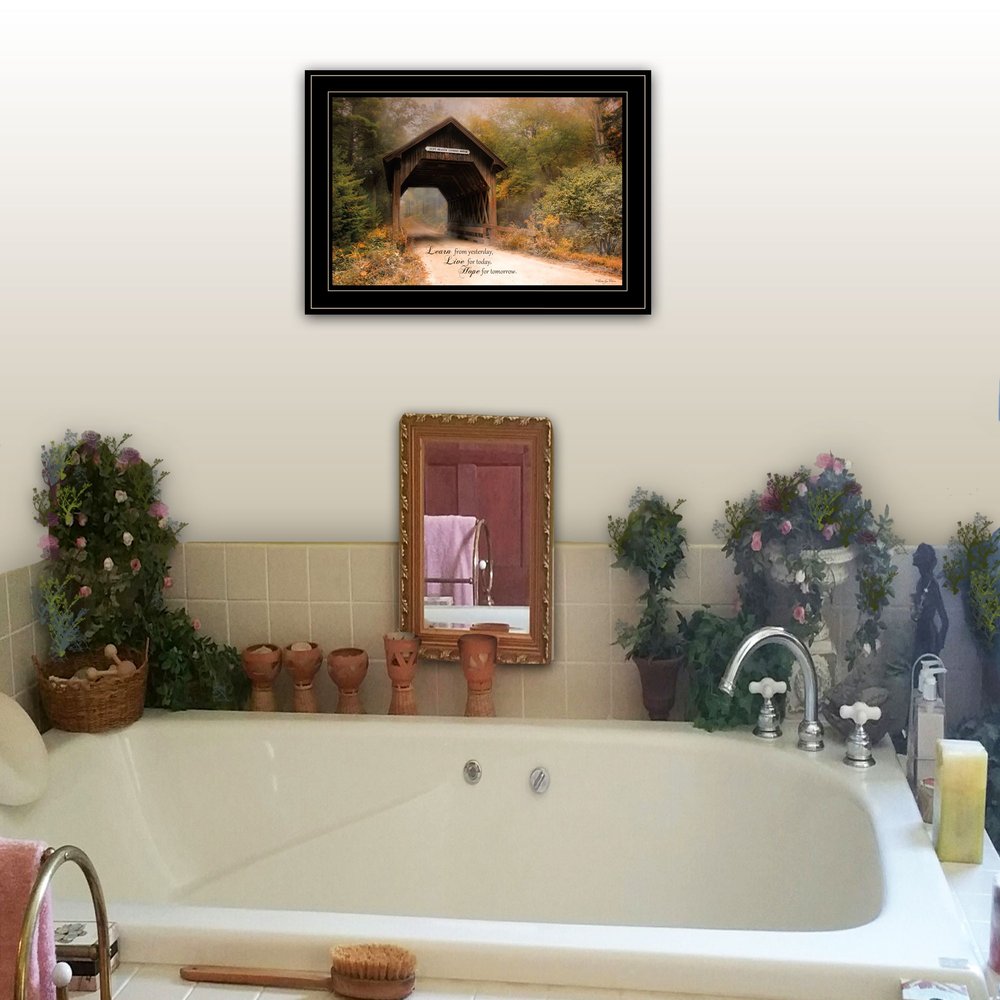 Live for Today 2 Black Framed Print Wall Art HomeRoots