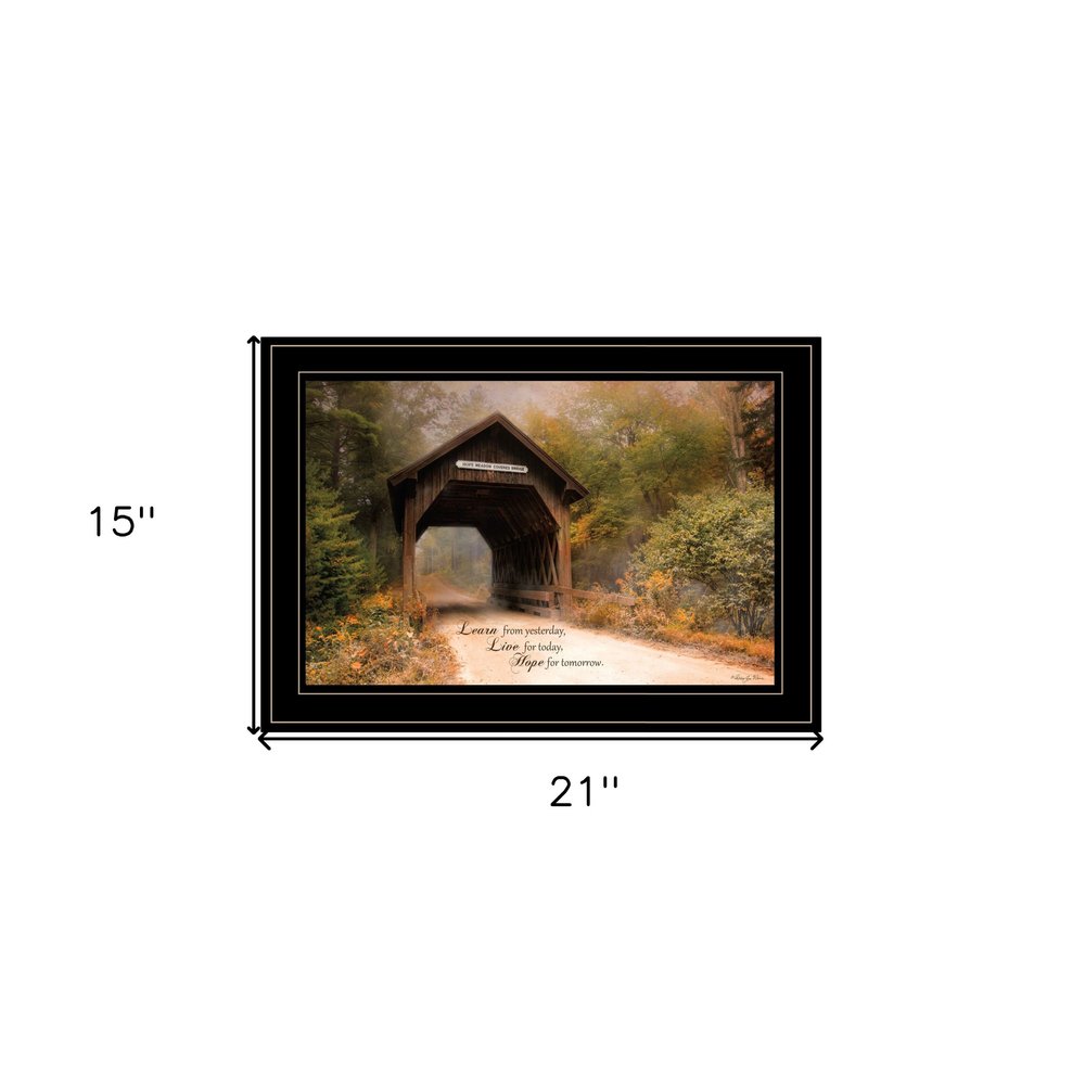 Live for Today 2 Black Framed Print Wall Art HomeRoots