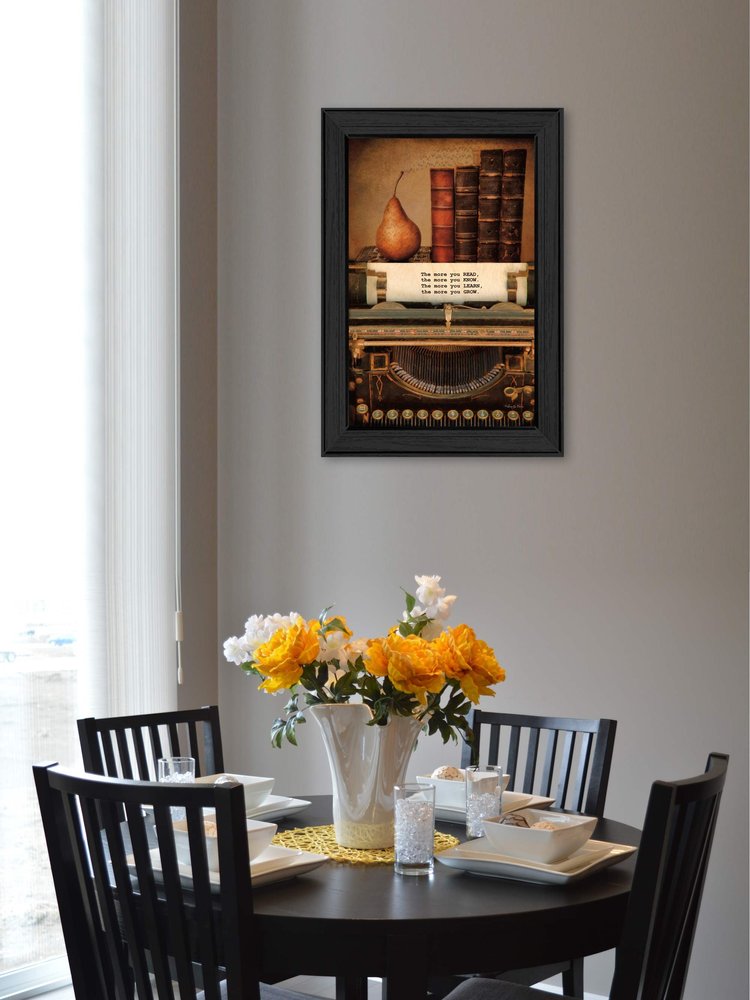 Read Know Learn Grow 2 Black Framed Print Wall Art HomeRoots