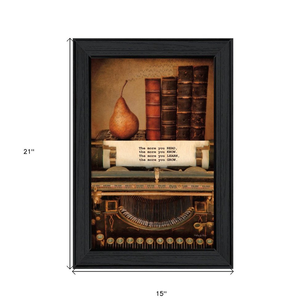 Read Know Learn Grow 2 Black Framed Print Wall Art HomeRoots