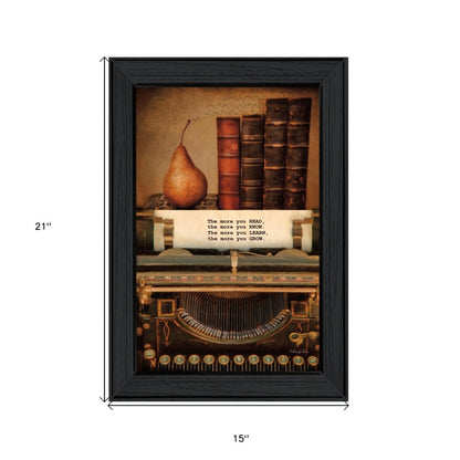 Read Know Learn Grow 2 Black Framed Print Wall Art HomeRoots