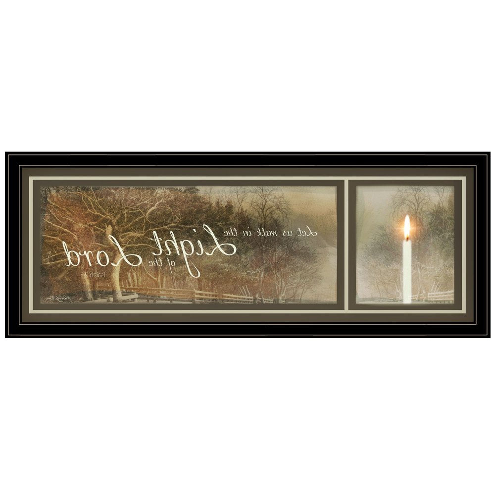 Walk in the Light 1 Black Framed Print Wall Art HomeRoots