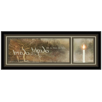 Walk in the Light 1 Black Framed Print Wall Art HomeRoots