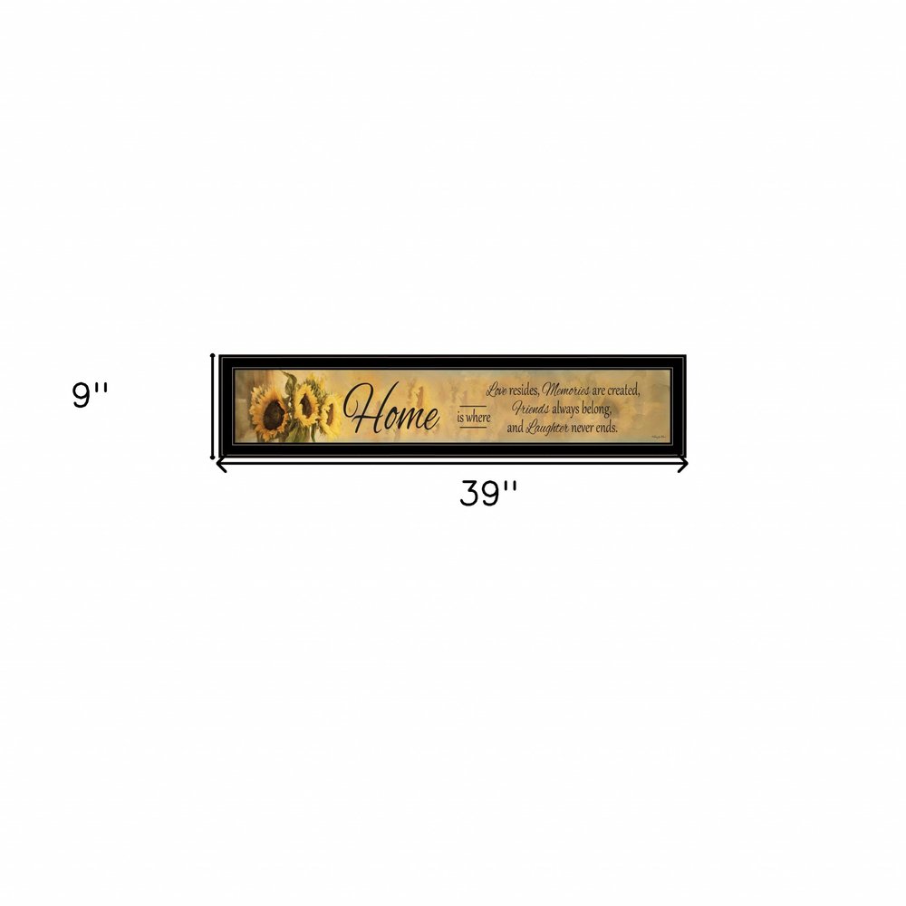 Home ISE 2 Black Framed Print Wall Art HomeRoots