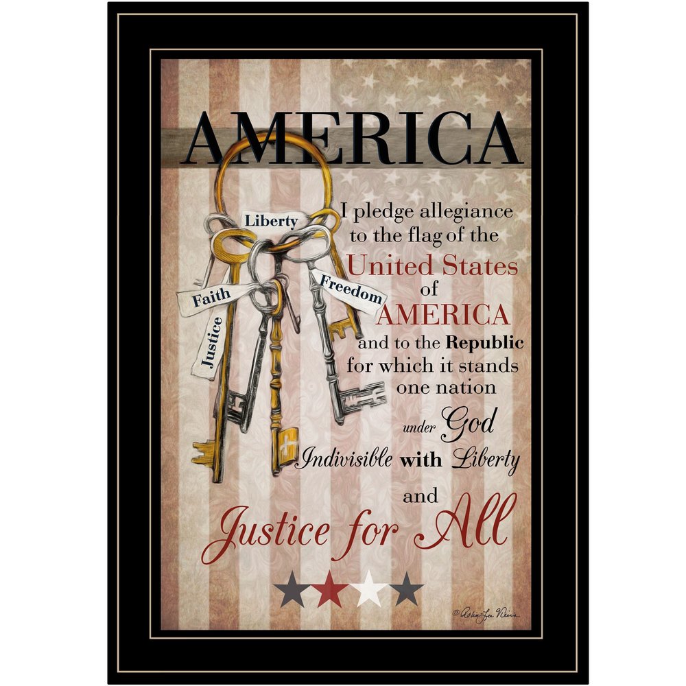 The Keys to Freedom 1 Black Framed Print Wall Art HomeRoots