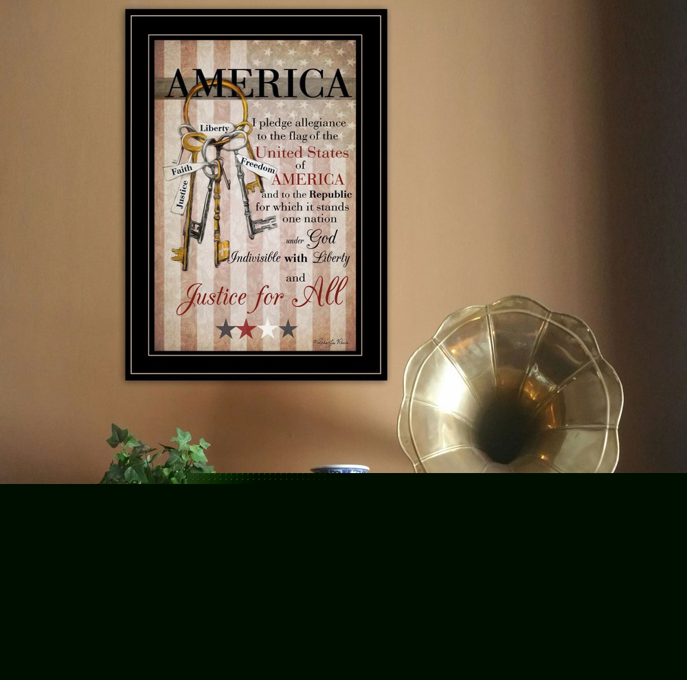 The Keys to Freedom 1 Black Framed Print Wall Art HomeRoots