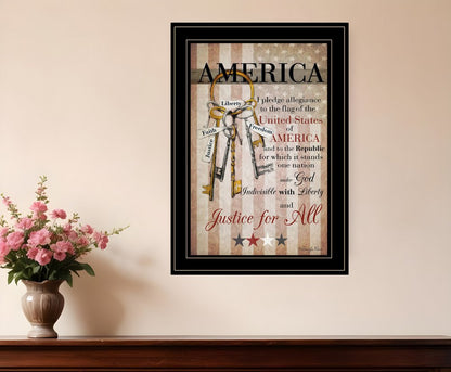 The Keys to Freedom 1 Black Framed Print Wall Art HomeRoots