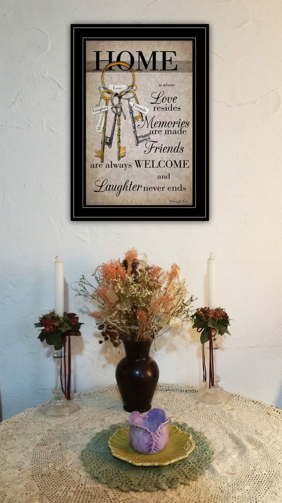 House Keys 2 Black Framed Print Wall Art HomeRoots