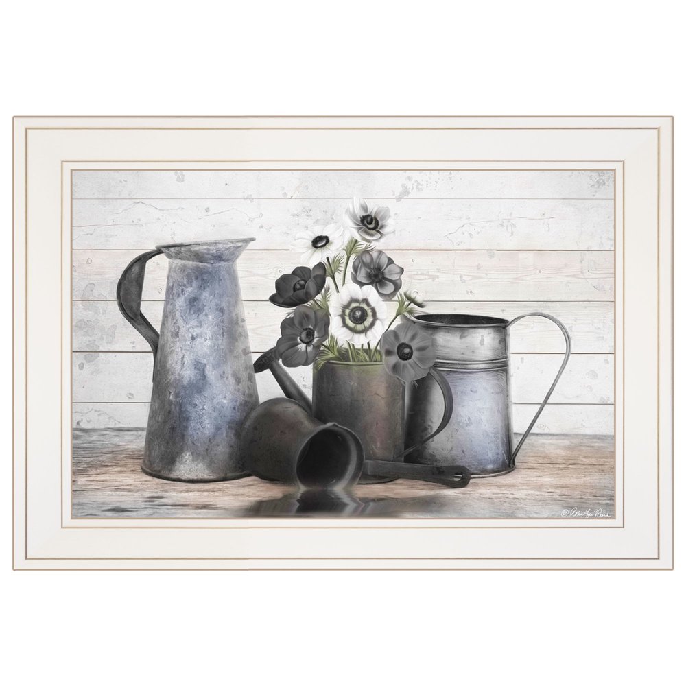 Floral Farmhouse I 1 White Framed Print Wall Art HomeRoots