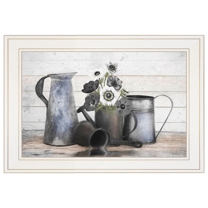 Floral Farmhouse I 1 White Framed Print Wall Art HomeRoots