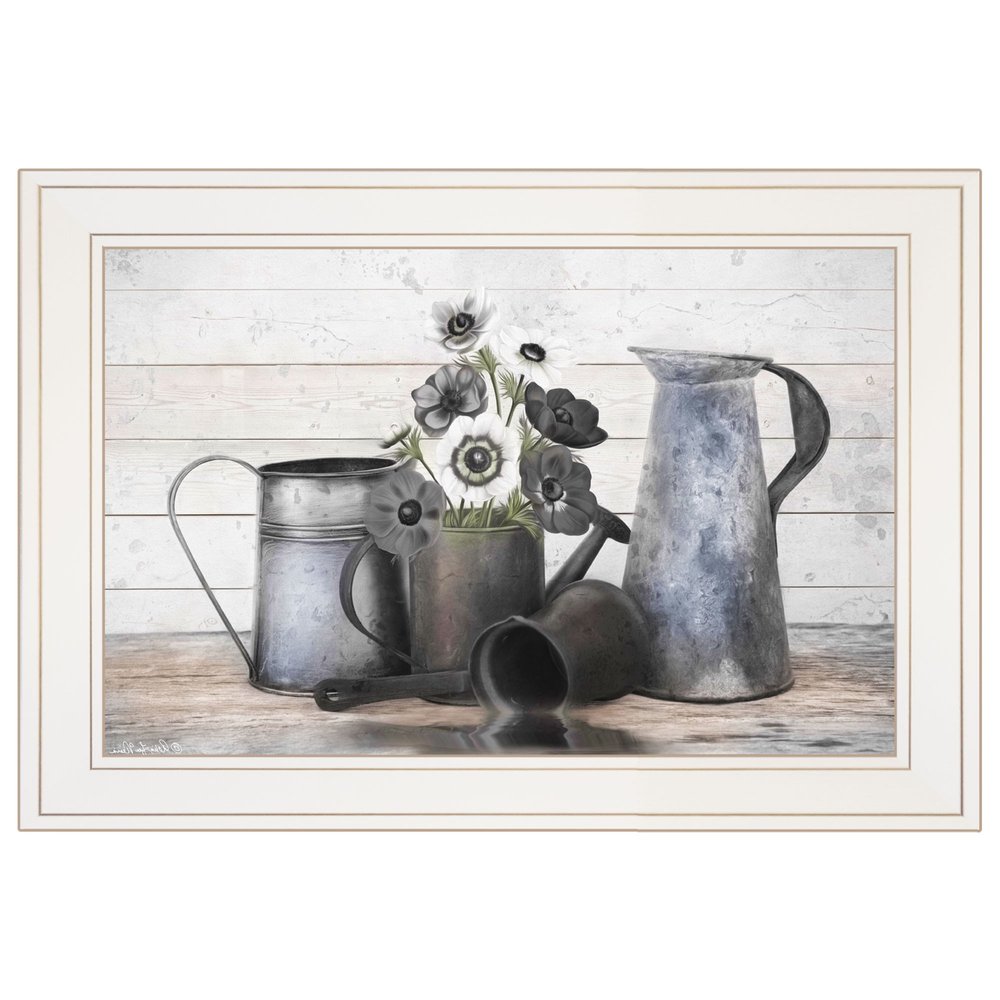 Floral Farmhouse I 1 White Framed Print Wall Art HomeRoots