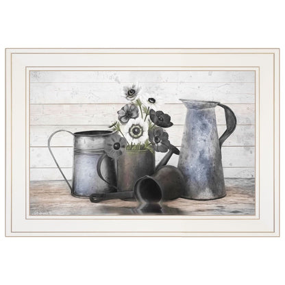 Floral Farmhouse I 1 White Framed Print Wall Art HomeRoots