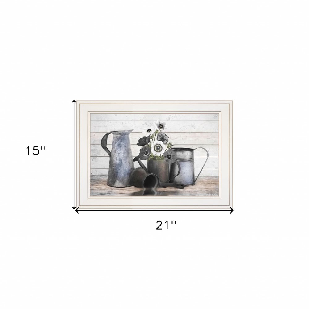 Floral Farmhouse I 1 White Framed Print Wall Art HomeRoots
