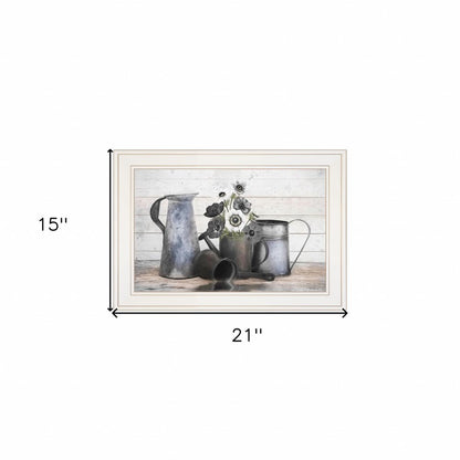 Floral Farmhouse I 1 White Framed Print Wall Art HomeRoots