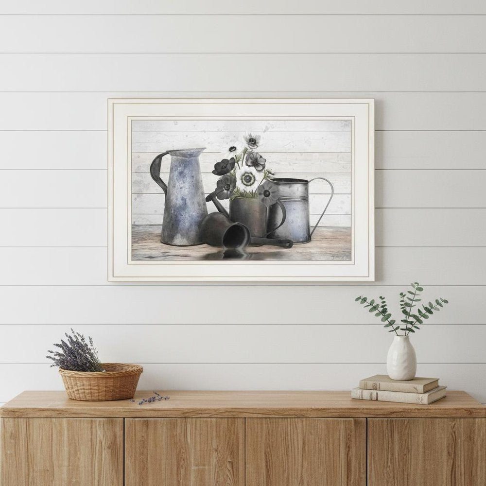 Floral Farmhouse I 1 White Framed Print Wall Art HomeRoots