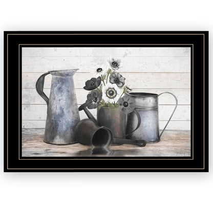 Floral Farmhouse I 2 Black Framed Print Wall Art HomeRoots