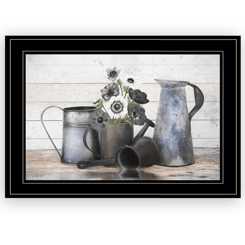 Floral Farmhouse I 2 Black Framed Print Wall Art HomeRoots