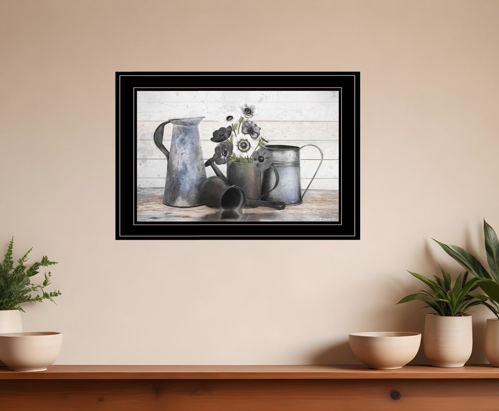 Floral Farmhouse I 2 Black Framed Print Wall Art HomeRoots