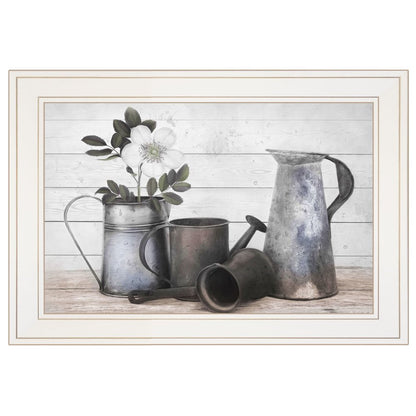 Floral Farmhouse II 1 White Framed Print Wall Art HomeRoots