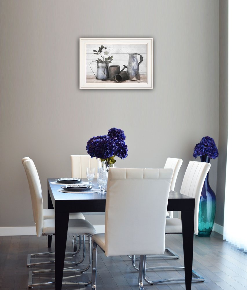 Floral Farmhouse II 1 White Framed Print Wall Art HomeRoots