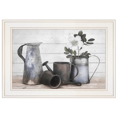 Floral Farmhouse II 1 White Framed Print Wall Art HomeRoots