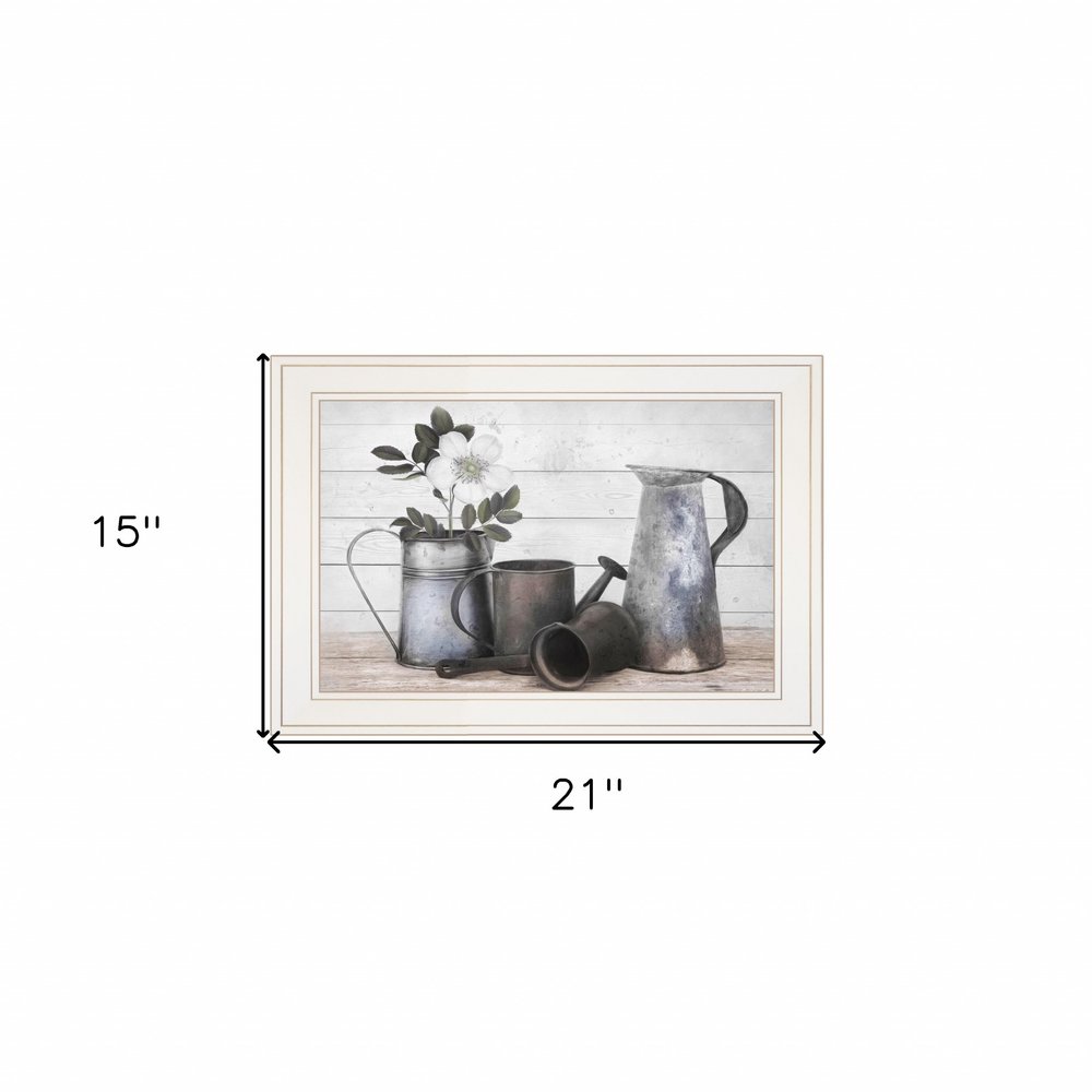 Floral Farmhouse II 1 White Framed Print Wall Art HomeRoots