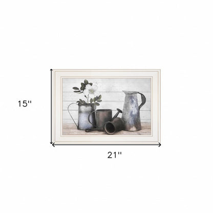 Floral Farmhouse II 1 White Framed Print Wall Art HomeRoots