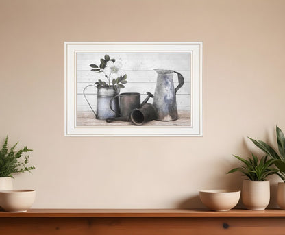 Floral Farmhouse II 1 White Framed Print Wall Art HomeRoots