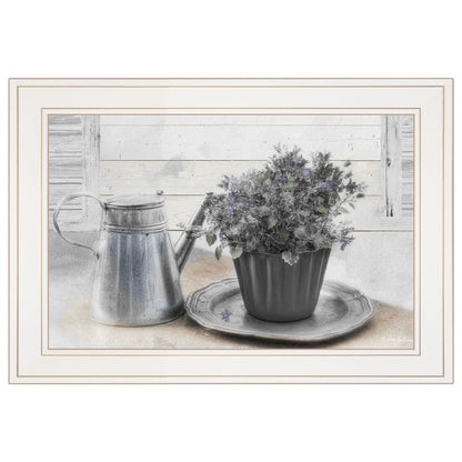 Light and Airy White Framed Print Wall Art HomeRoots