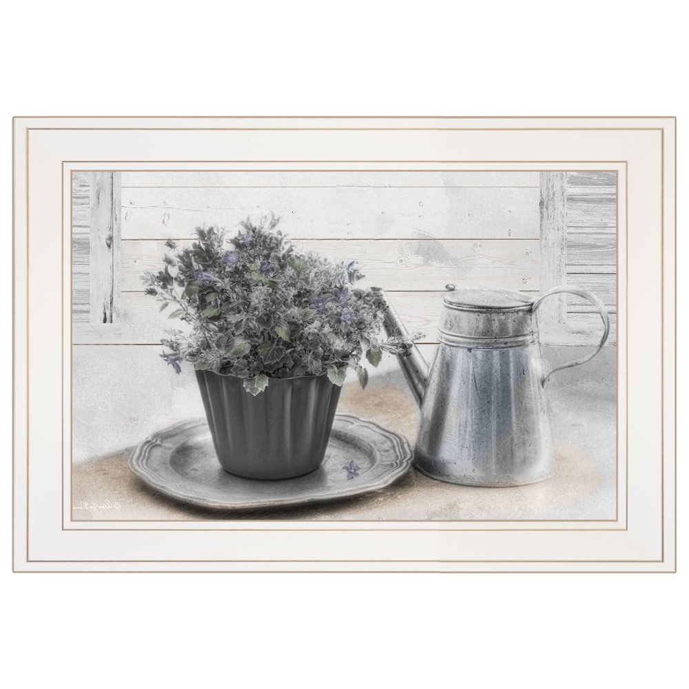 Light and Airy White Framed Print Wall Art HomeRoots