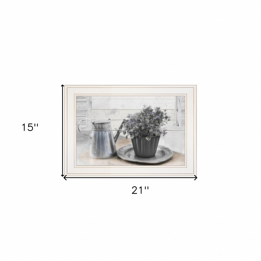 Light and Airy White Framed Print Wall Art HomeRoots