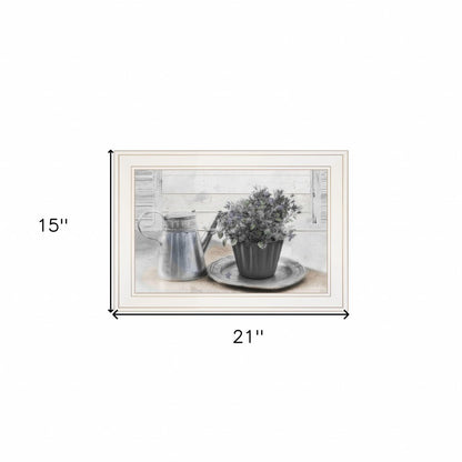 Light and Airy White Framed Print Wall Art HomeRoots