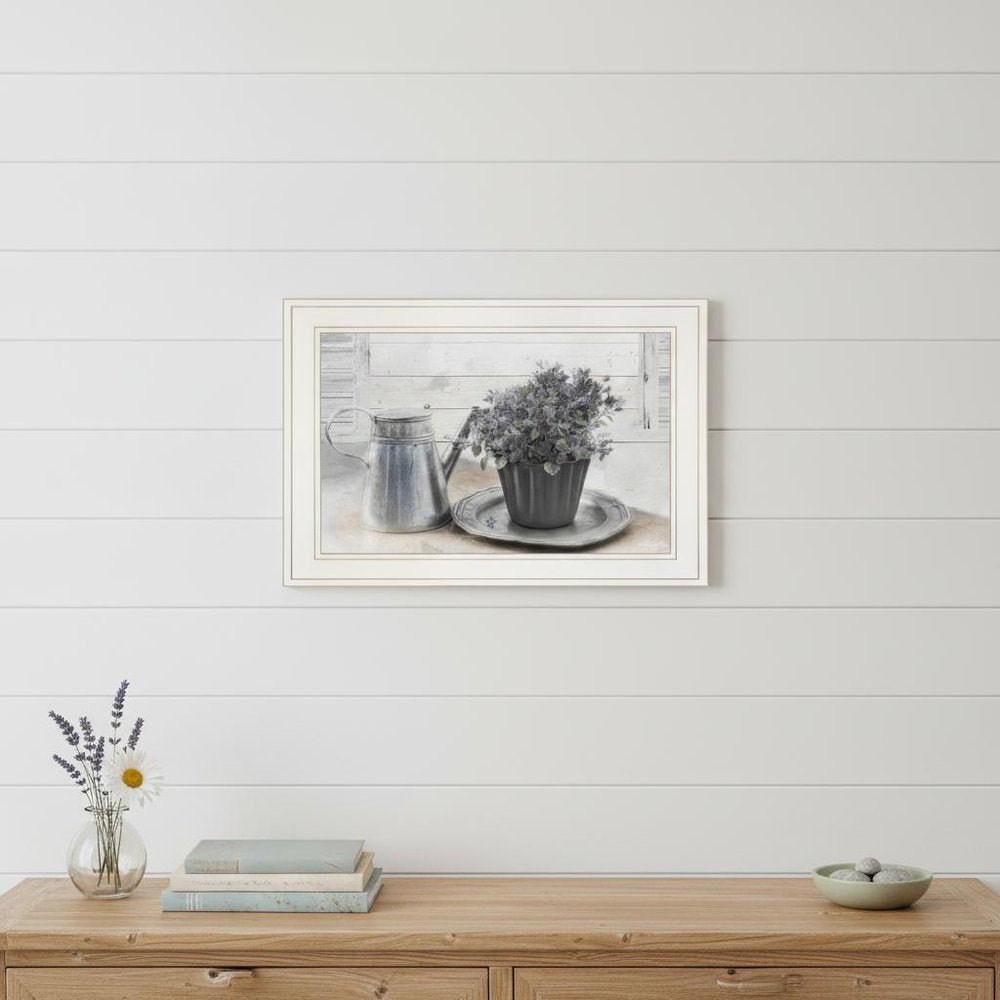 Light and Airy White Framed Print Wall Art HomeRoots