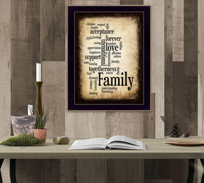 Family 11 Black Framed Print Wall Art HomeRoots