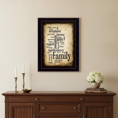 Family 11 Black Framed Print Wall Art HomeRoots