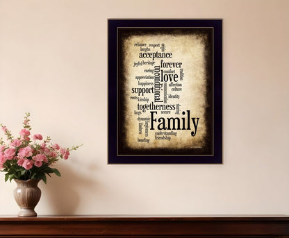 Family 11 Black Framed Print Wall Art HomeRoots