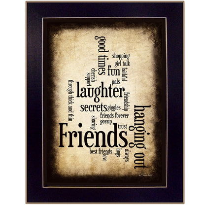 Friends 4 Black Framed Print Wall Art HomeRoots