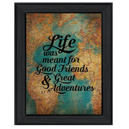 Good Friends 1 Black Framed Print Wall Art HomeRoots