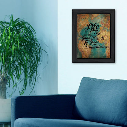 Good Friends 1 Black Framed Print Wall Art HomeRoots