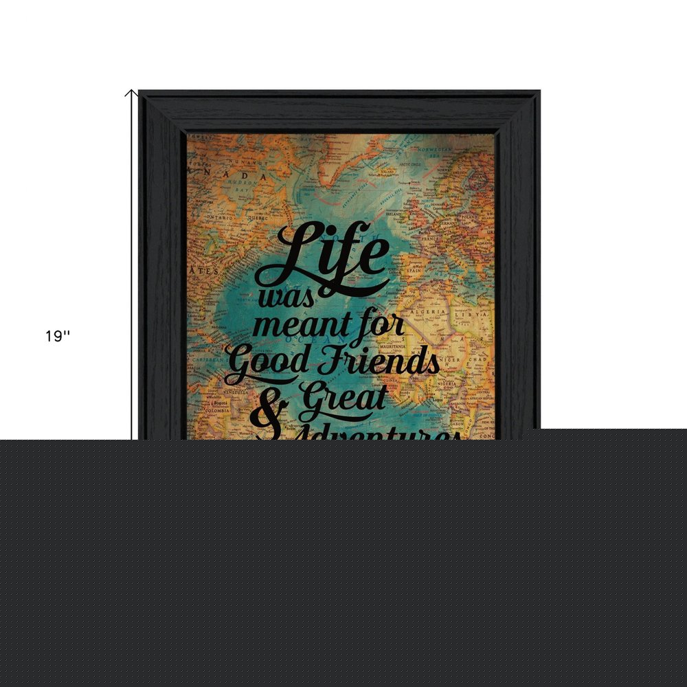 Good Friends 1 Black Framed Print Wall Art HomeRoots