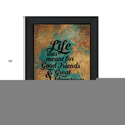 Good Friends 1 Black Framed Print Wall Art HomeRoots