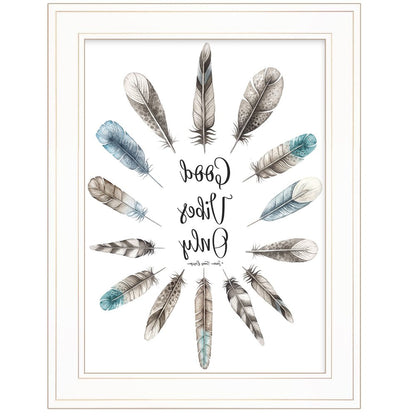 Good Vibes Only 1 White Framed Print Wall Art HomeRoots